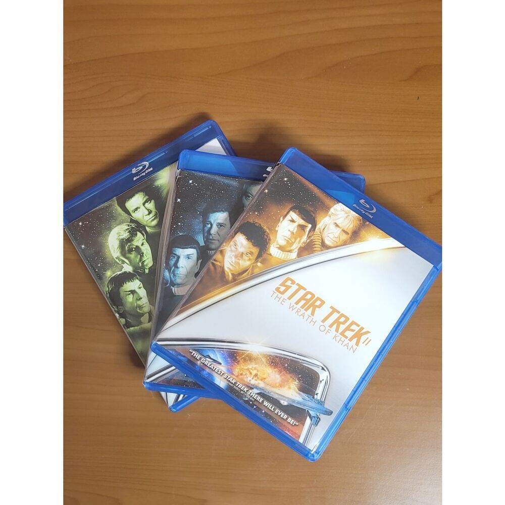 Blu-ray Set of Three Star Trek #A42